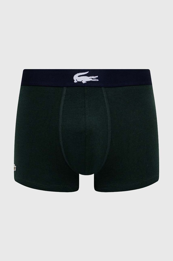 Boxerky Lacoste 3-pack modrá 5H1803