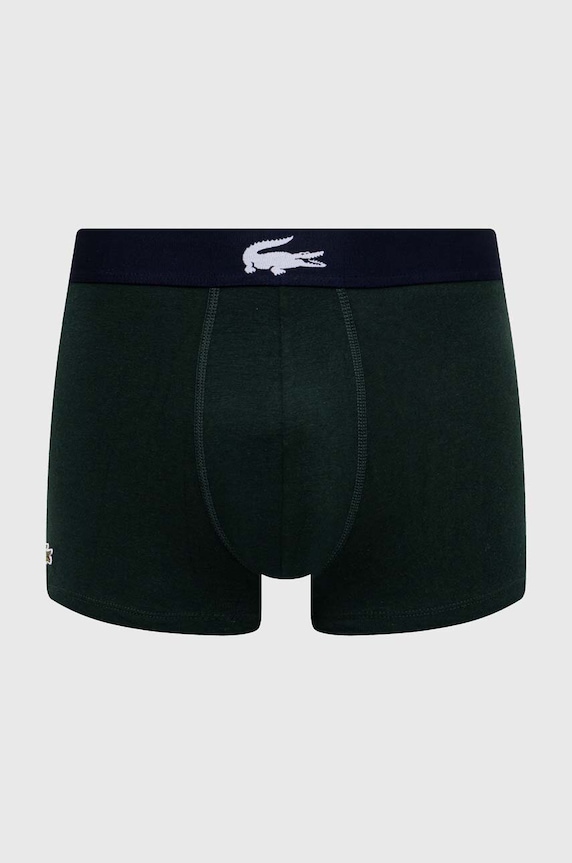 Boxerky Lacoste 3-pack modrá 5H1803