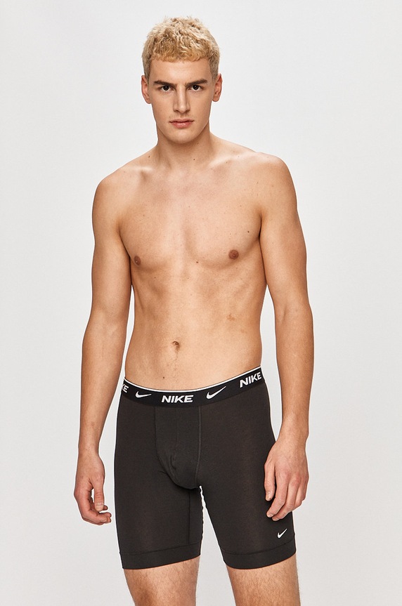 Nike - Bokserki (3-pack) dzianina czarny KE1096
