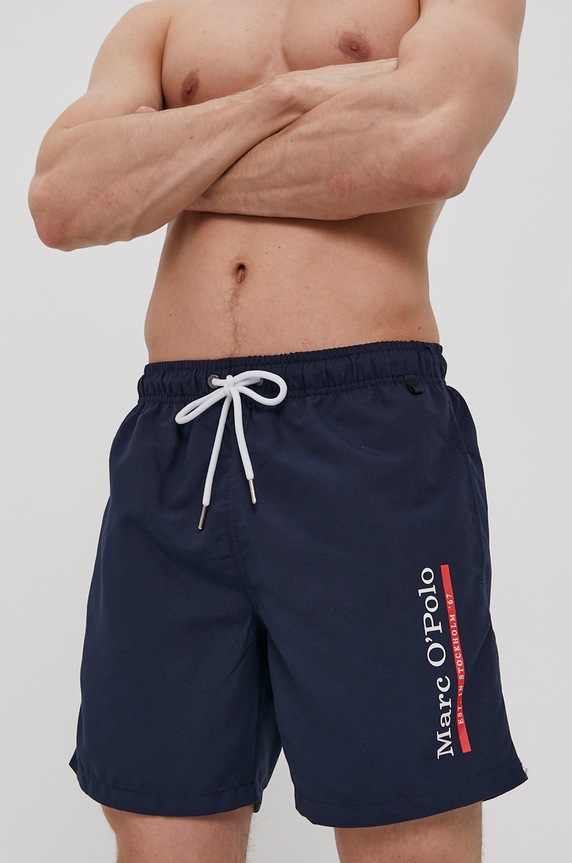 Plavkové šortky Marc O'Polo 174267 tmavomodrá SS21