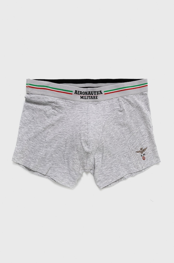 Aeronautica Militare Bokserki (2-pack) dzianina szary AM1UBX002
