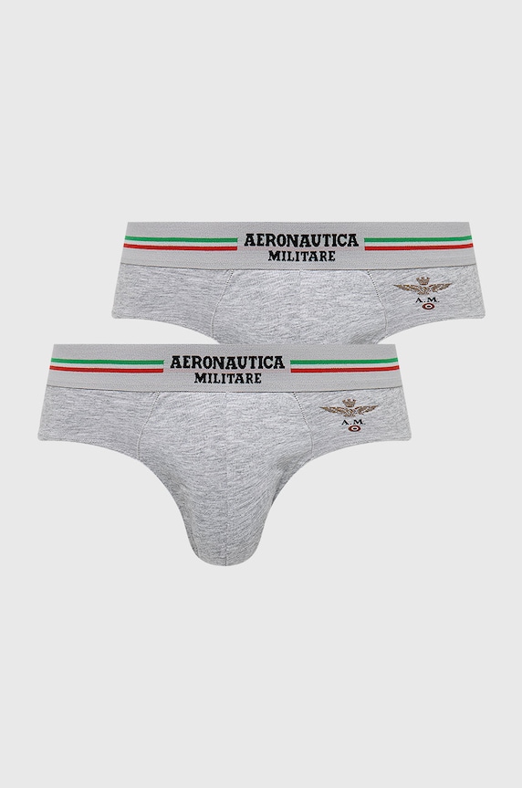 Aeronautica Militare alsónadrág (2-pack) nyomtatásos szürke AM1USL001