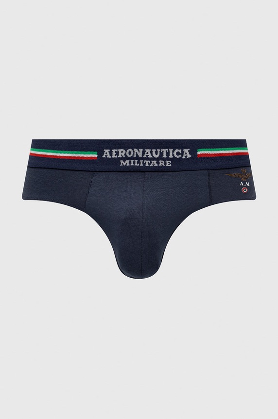 Slipy Aeronautica Militare (2-pack) pletenina tmavomodrá AM1USL001