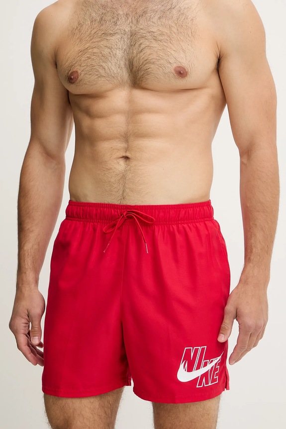 Nike plavkové šortky NESSA566 červená AW25