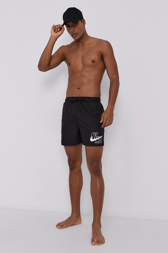 Nike - Szorty kąpielowe czarny NESSA566