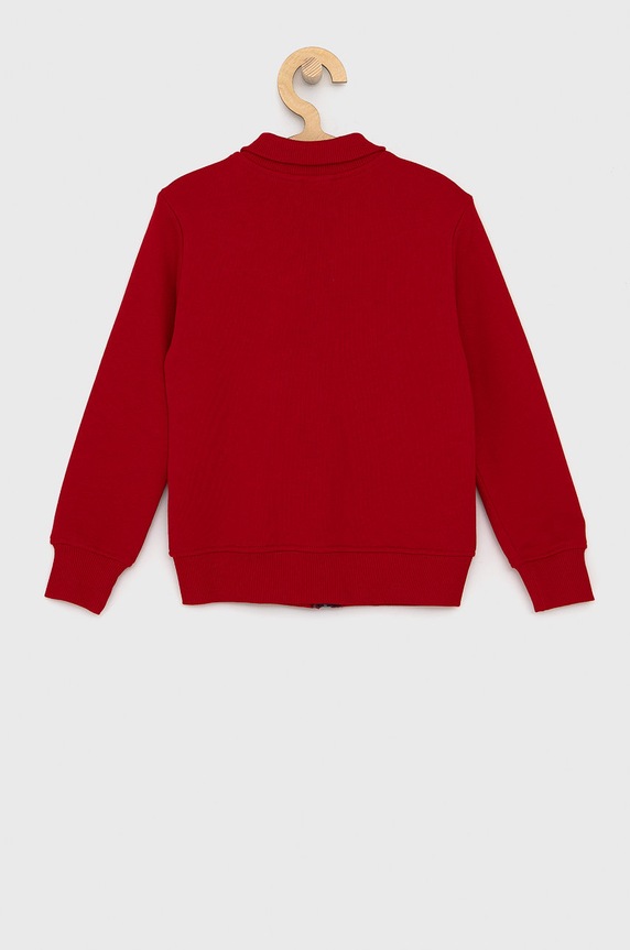 Dětská bavlněná mikina United Colors of Benetton 3J68C5196.110.170 červená AA00