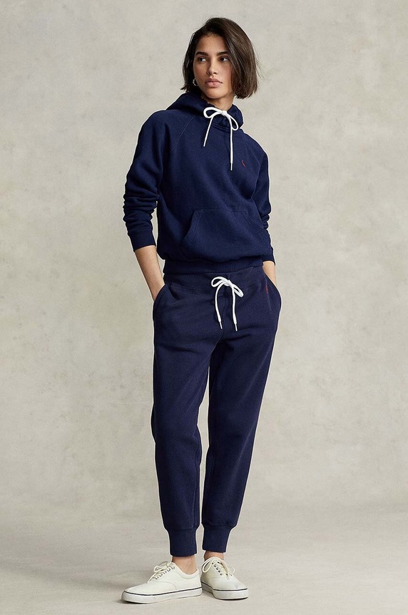 Polo Ralph Lauren - Βαμβακερή μπλούζα σκούρο μπλε 211794394004
