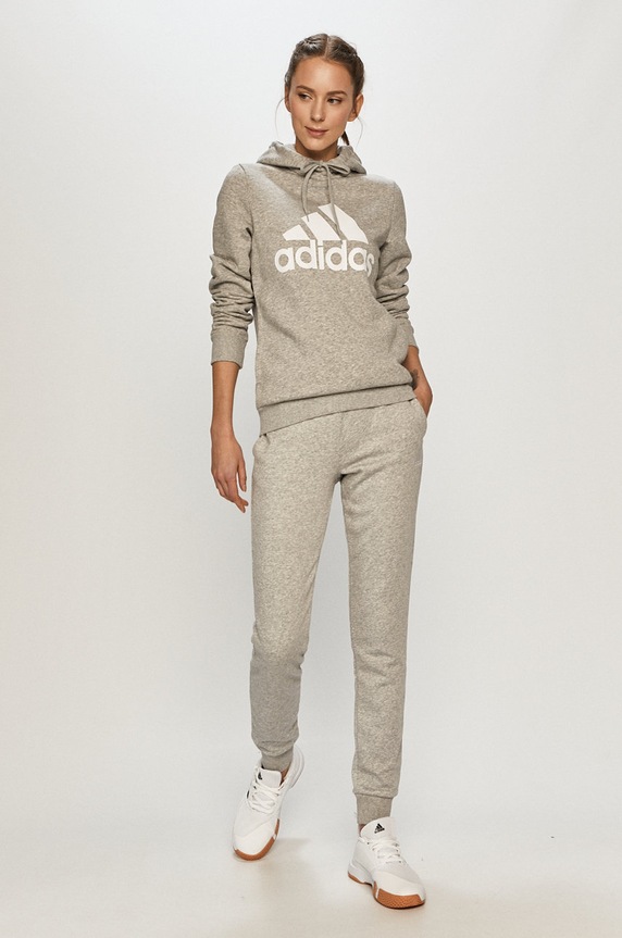 adidas - Bluza GL0719 GL0719 szary AW22