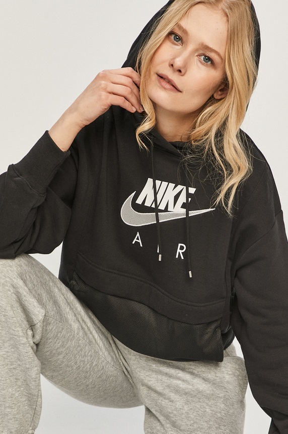 Nike Sportswear - Суичър с качулка черен CZ8620