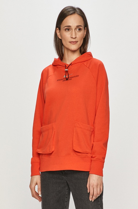 Nike Sportswear - Bluza z kapturem czerwony CZ8896