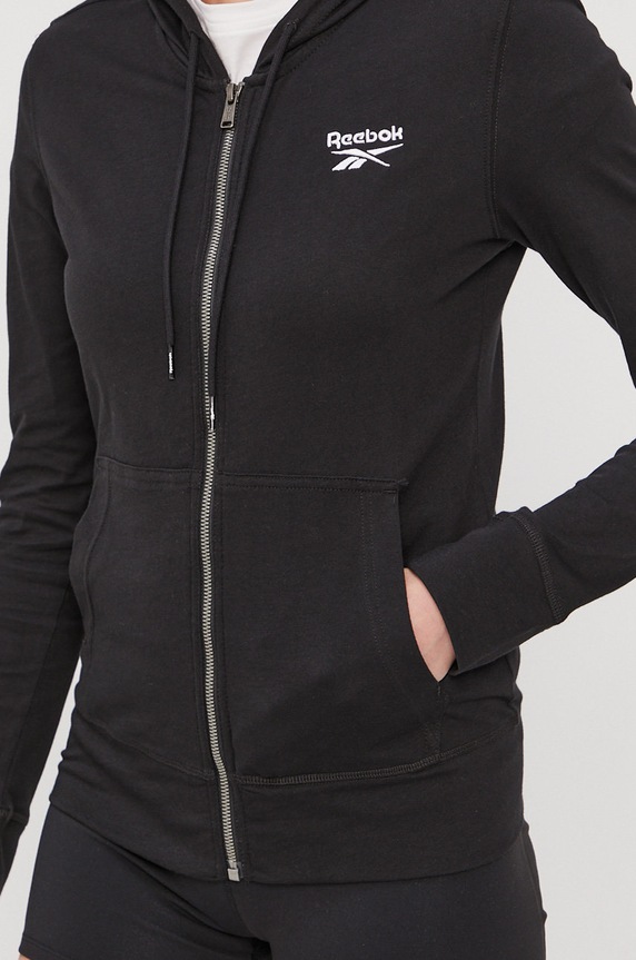 Reebok Bluza bawełniana GL2548 GL2548 czarny