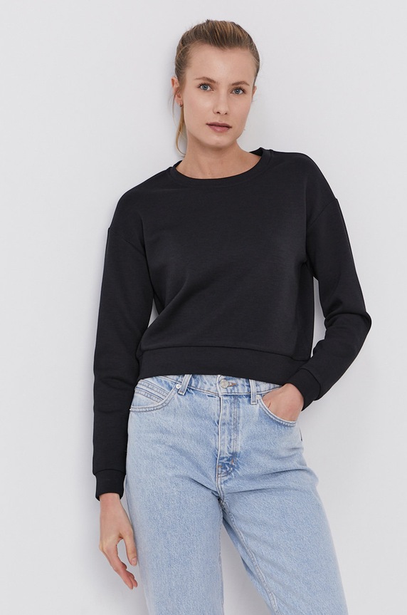 Only Play Bluza z elastanem czarny 15230217