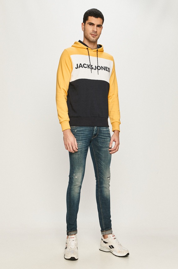 Jack & Jones - Bluza 12172344 żółty AA00