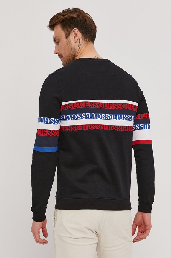 Îmbrăcăminte Guess Hanorac de bumbac M1RQ53.KAD61 negru