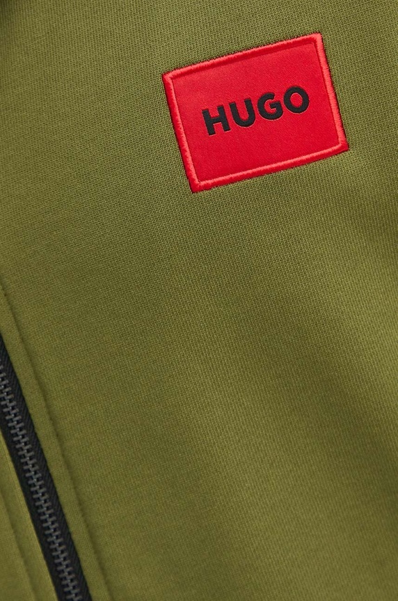 HUGO bluza bawełniana Daple212 50447972 zielony