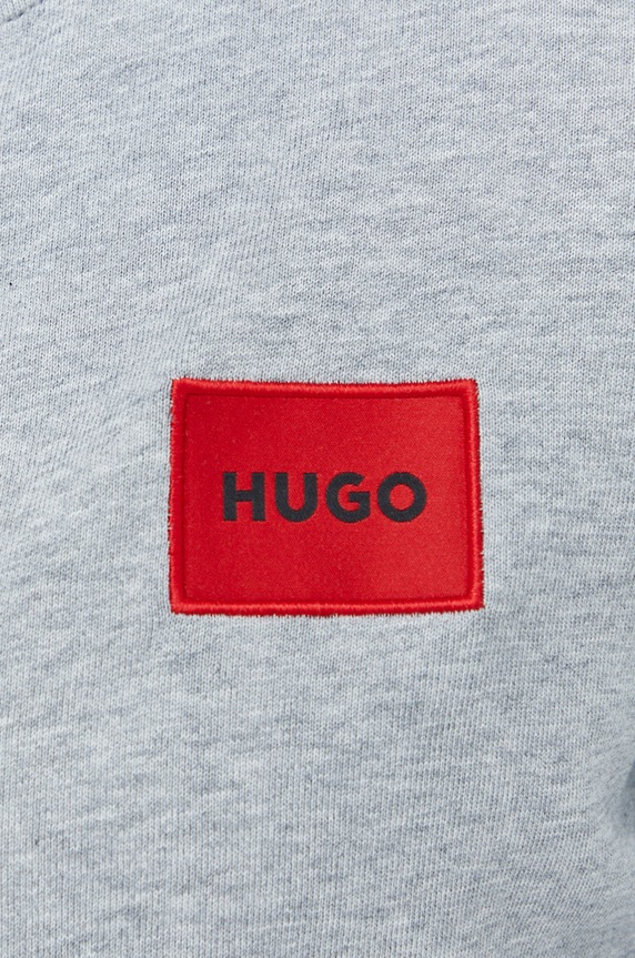 HUGO pamut melegítőfelső 50447972 szürke