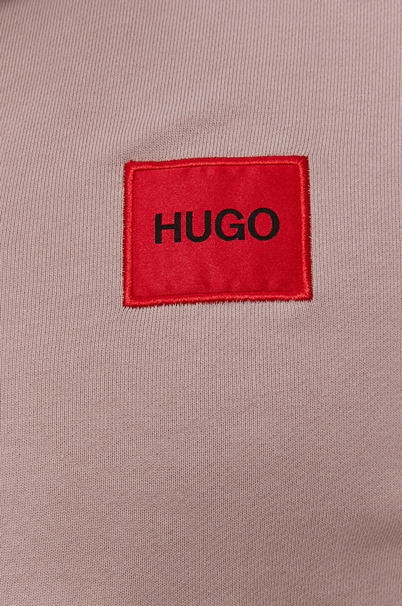 HUGO bluza bawełniana Daple212 50447972 różowy