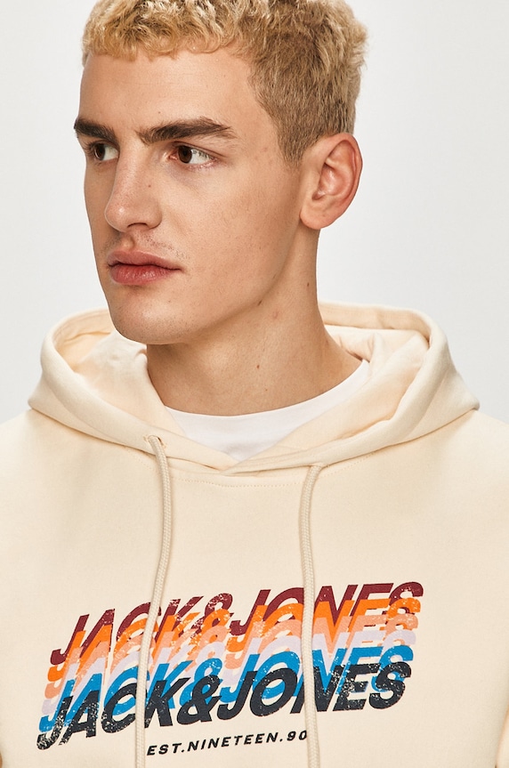 Mikina Jack & Jones béžová 12186385