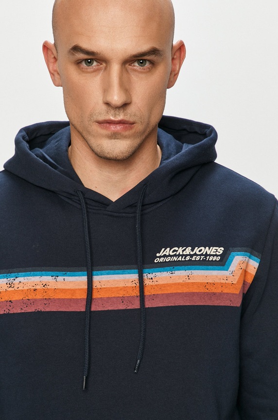 Mikina Jack & Jones tmavomodrá 12186385