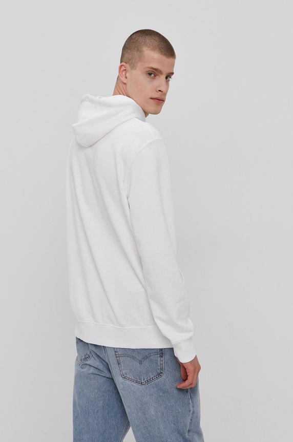 Odzież Lee Bluza bawełniana L82RSP12 biały