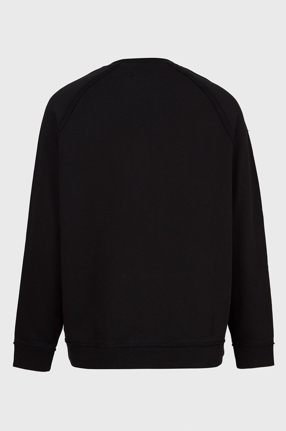 AllSaints Bluza bawełniana DIVERGE CREW czarny MF022U