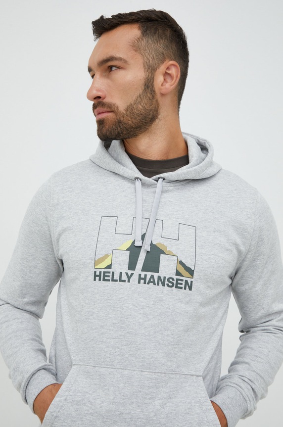 Helly Hansen Суичър с качулка сив 62975