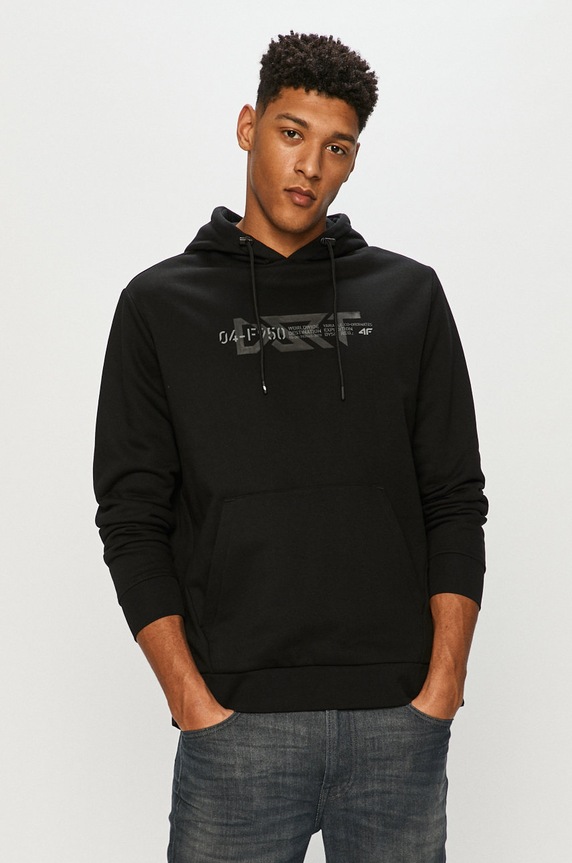4F - Bluza czarny D4Z20.BLM209