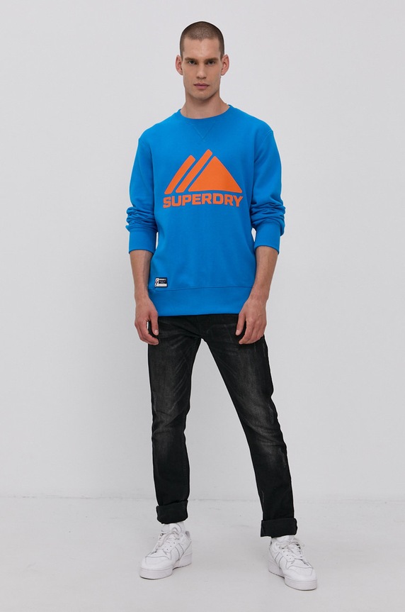 Superdry Bluza M2011337A.80H turkusowy SS21