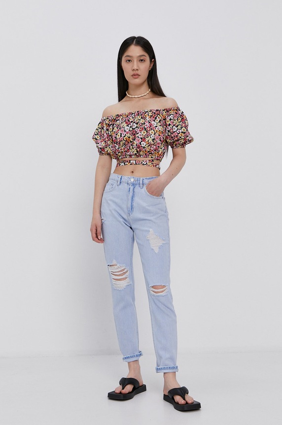 Tally Weijl Bluzka SWSCOMATTY multicolor SS21