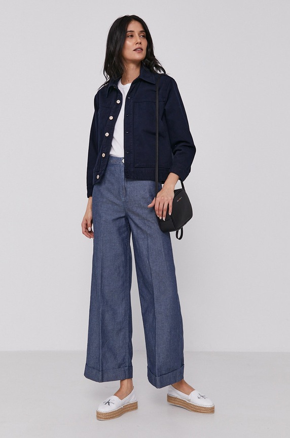 Tričko s dlouhým rukávem United Colors of Benetton 3GA2E16F9.101 bílá AA00