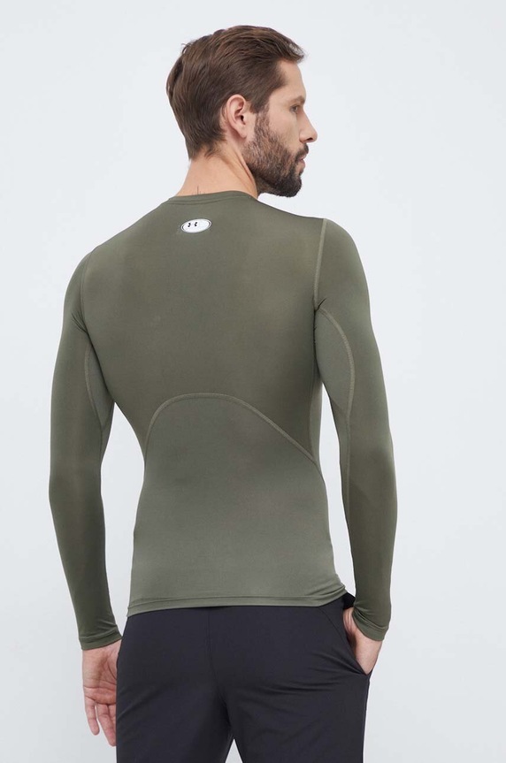 Oblečenie Tréningové tričko s dlhým rukávom Under Armour 1361524 zelená