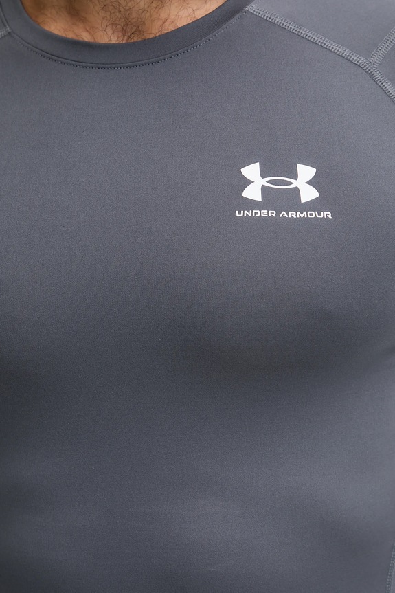 Tréningové tričko s dlhým rukávom Under Armour 1361524 sivá