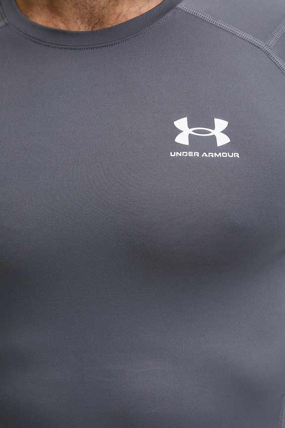 Tréningové tričko s dlhým rukávom Under Armour 1361524 sivá