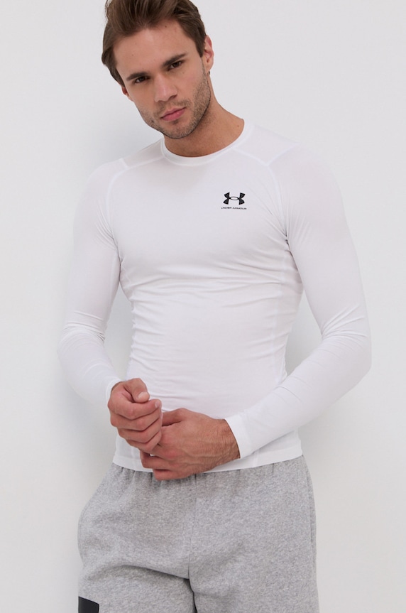 Under Armour edzős hosszú ujjú elasztánnal fehér 1361524