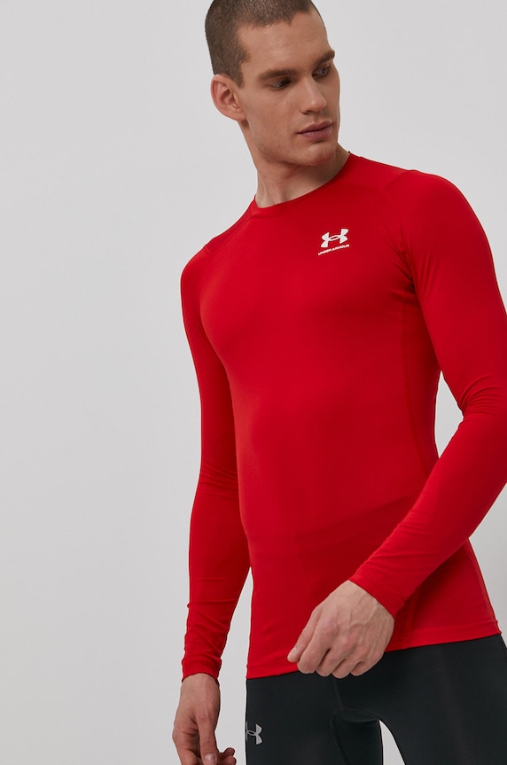 Μακρυμάνικο προπόνησης Under Armour κόκκινο 1361524