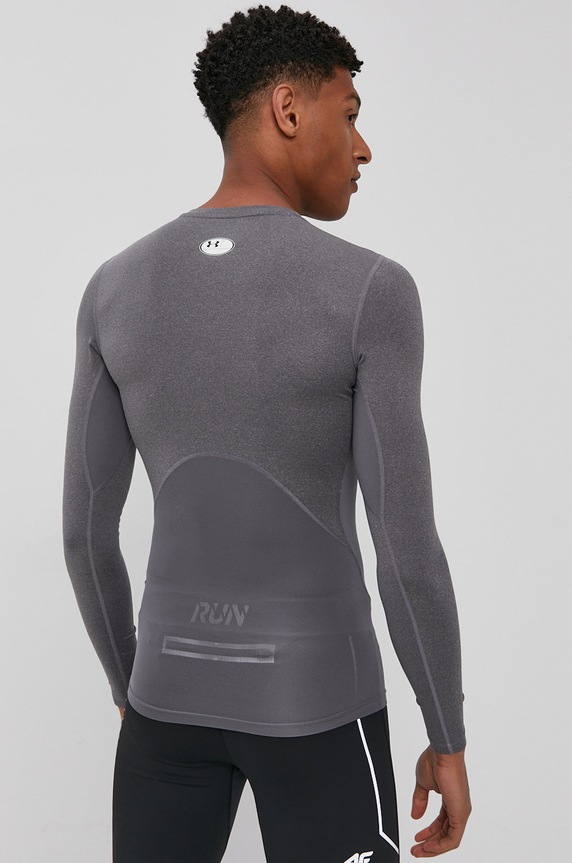 Oblečenie Tréningové tričko s dlhým rukávom Under Armour 1361524 sivá