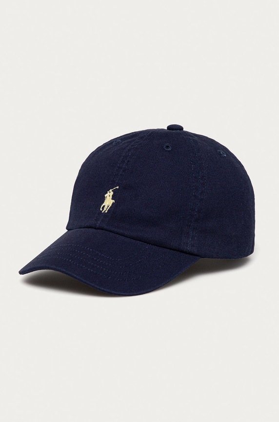 Polo Ralph Lauren - Καπέλο βαμβάκι σκούρο μπλε 320552489004