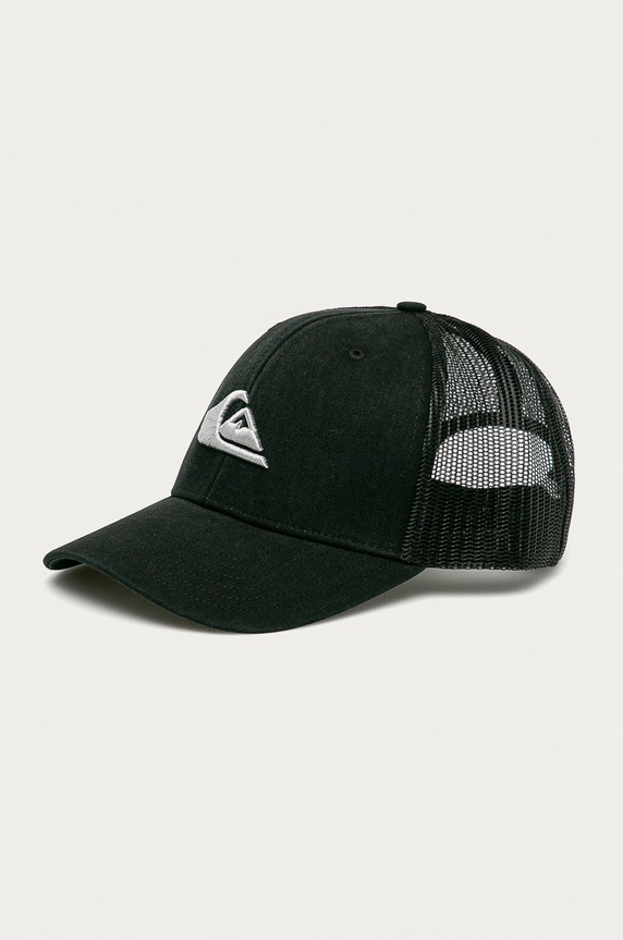 Quiksilver - Καπέλο απλικέ μαύρο AQYHA04793