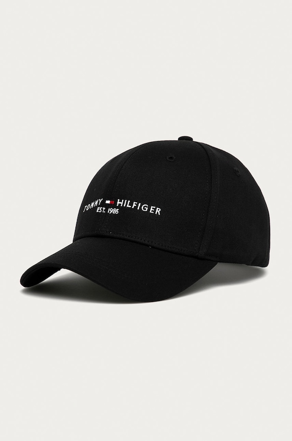 Tommy Hilfiger - Sapka nyomtatásos fekete AM0AM07352.4891
