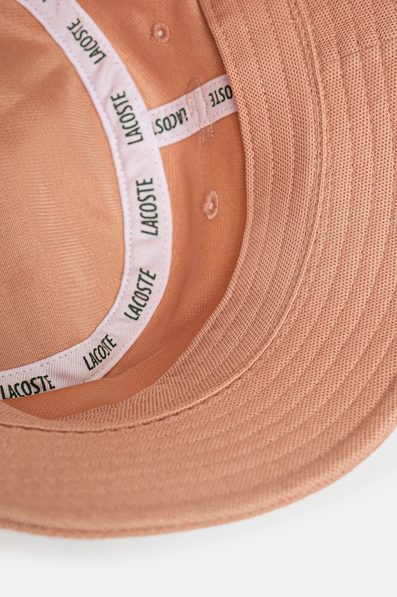 Lacoste kapelusz bawełniany pomarańczowy RK2056