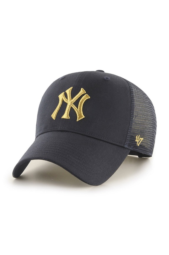 47 brand - Czapka z daszkiem aplikacja granatowy B.BRMTL17CTP.NY