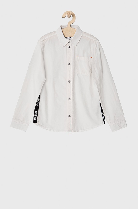 Guess Koszula bawełniana dziecięca bawełna biały L1RH01.WDLI0