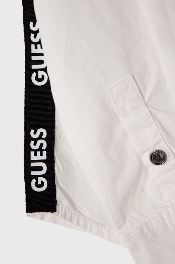Guess Koszula bawełniana dziecięca L1RH01.WDLI0 biały SS21