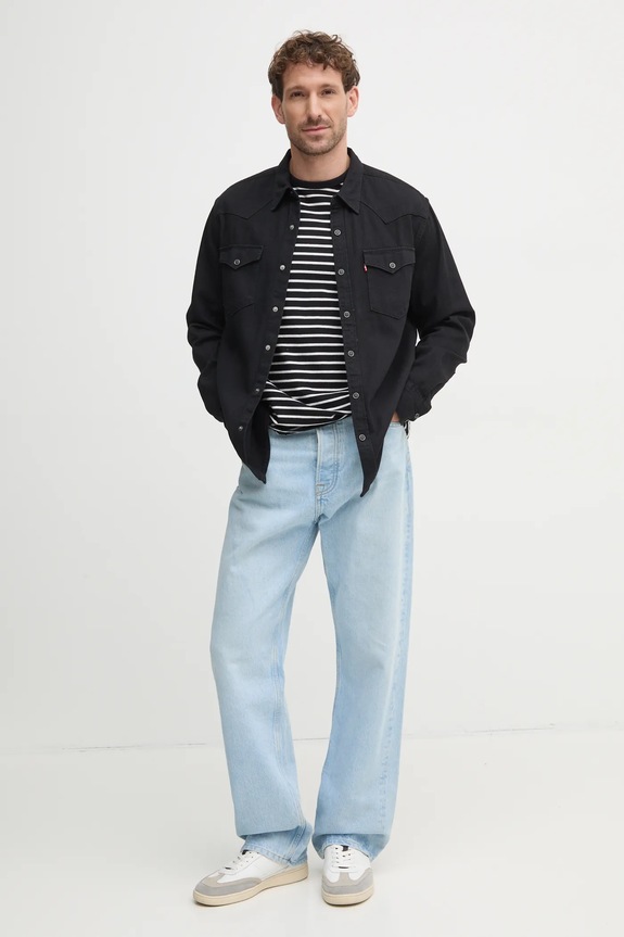 Levi's - Traper košulja 85744.0002 crna AA00