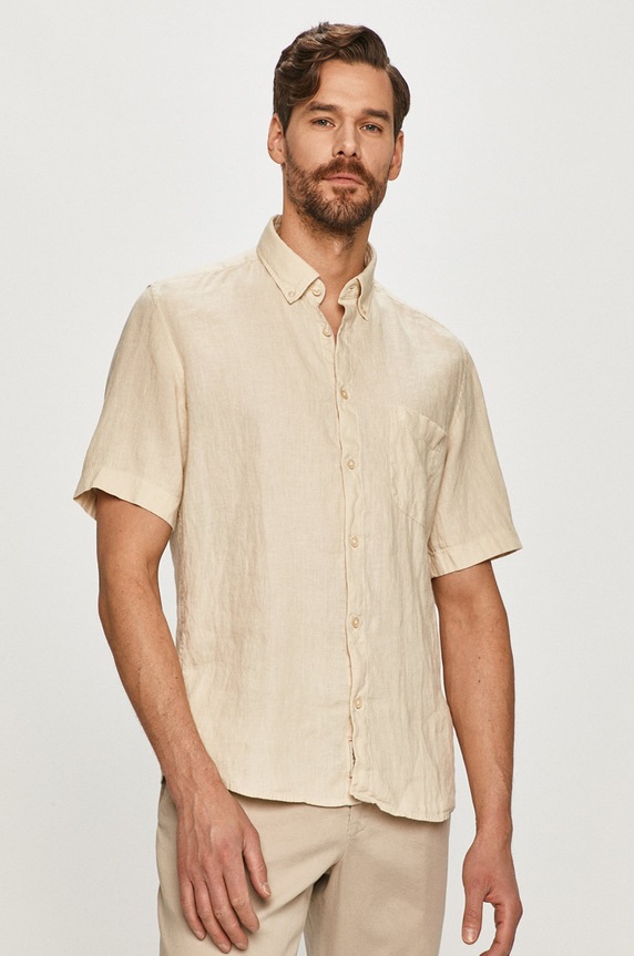 Marc O'Polo Koszula 123742841014 beżowy