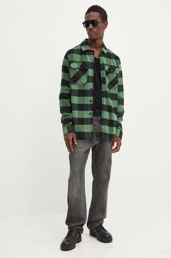 Košulja Dickies DK0A4XDZBLK zelena SS26