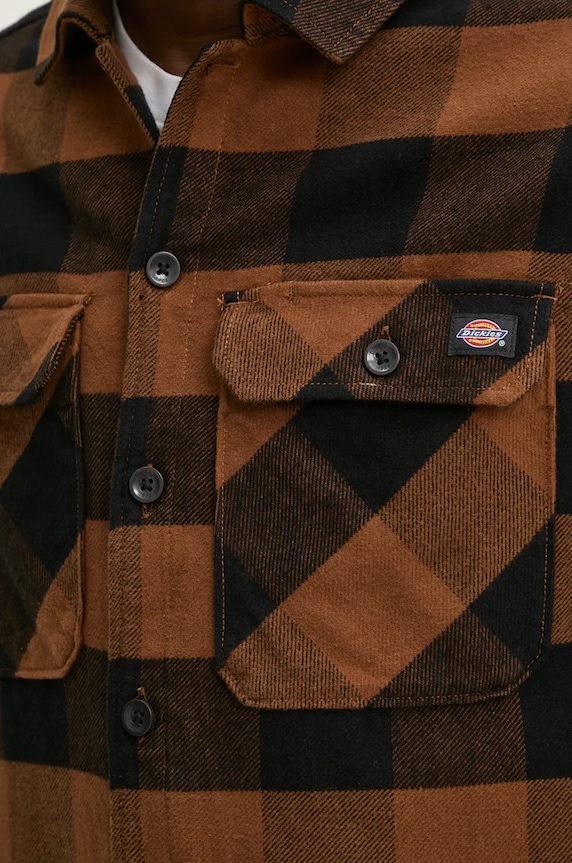 Рубашка Dickies DK0A4XDZBLK коричневый SS26