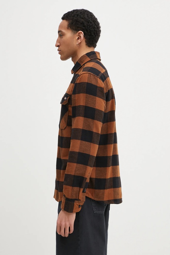 Dickies shirt DK0A4XDZBLK brown SS26