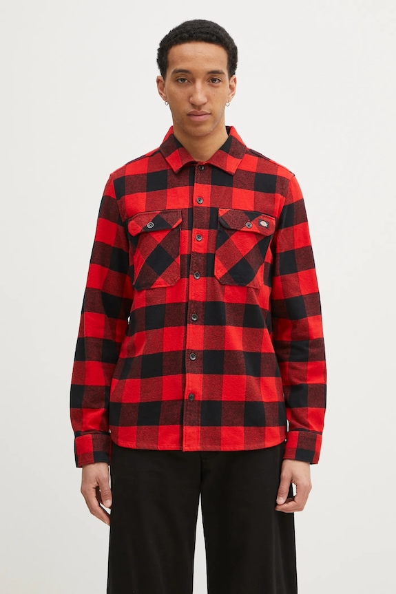 Dickies camicia regolare rosso DK0A4XDZRDX