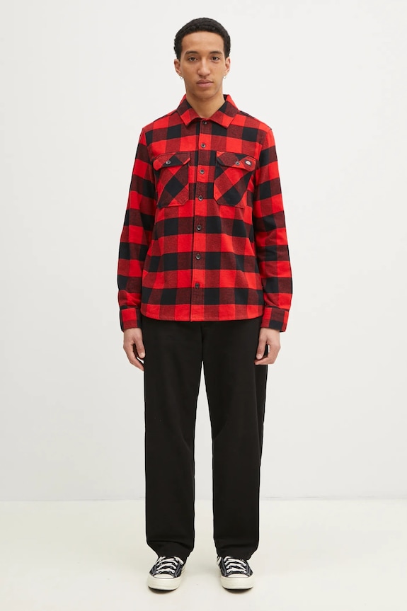 Dickies camicia DK0A4XDZRDX rosso
